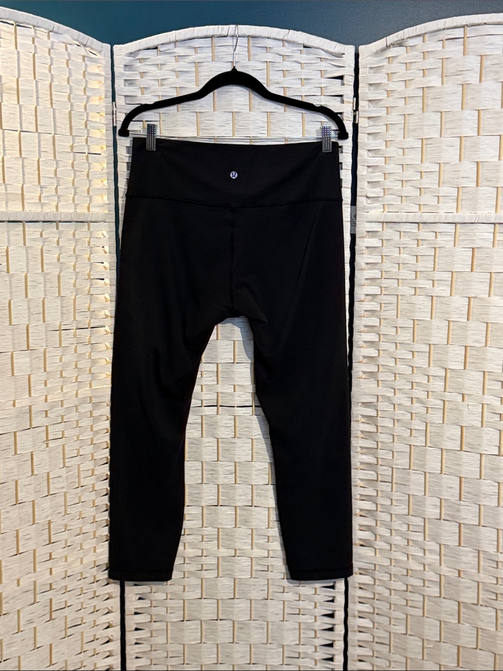 lululemon athletica women’s Black High-Waist Leggings in a size 12